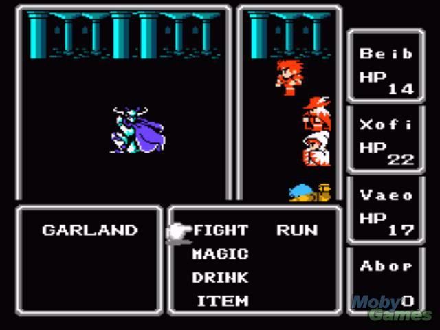 Garland Final Fantasy. Final Fantasy - NES - 1990