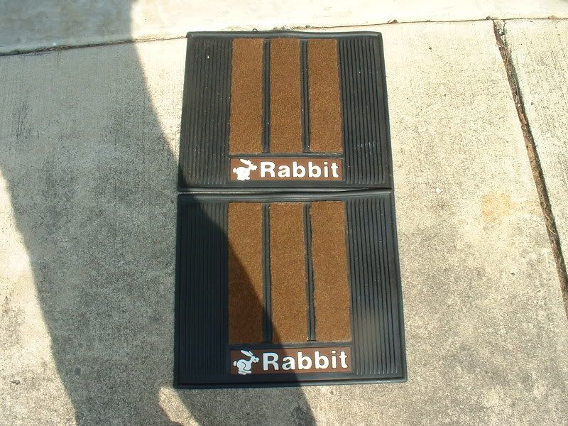 nos rabbit floor mats (rears) VW Vortex Volkswagen Forum