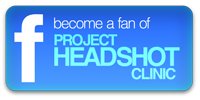 Clicking this button directs you the Project Headshot Clinic Facebook page