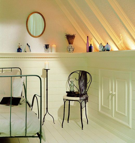 modern attic lighting design picture
