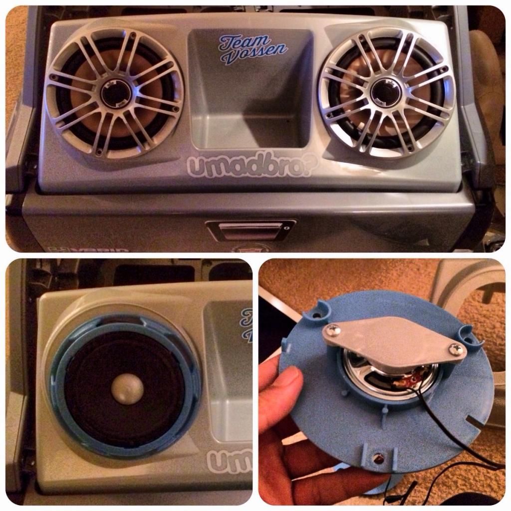 Installing radio/ speakers in son PW Escalade...suggestions? Modified