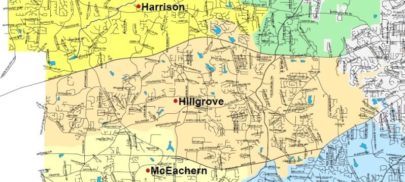Map of Hillgrove District 2010-2011