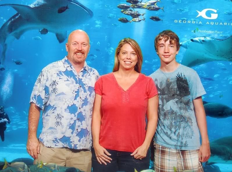 Me,Barbara, and Ryan at the Aquarium