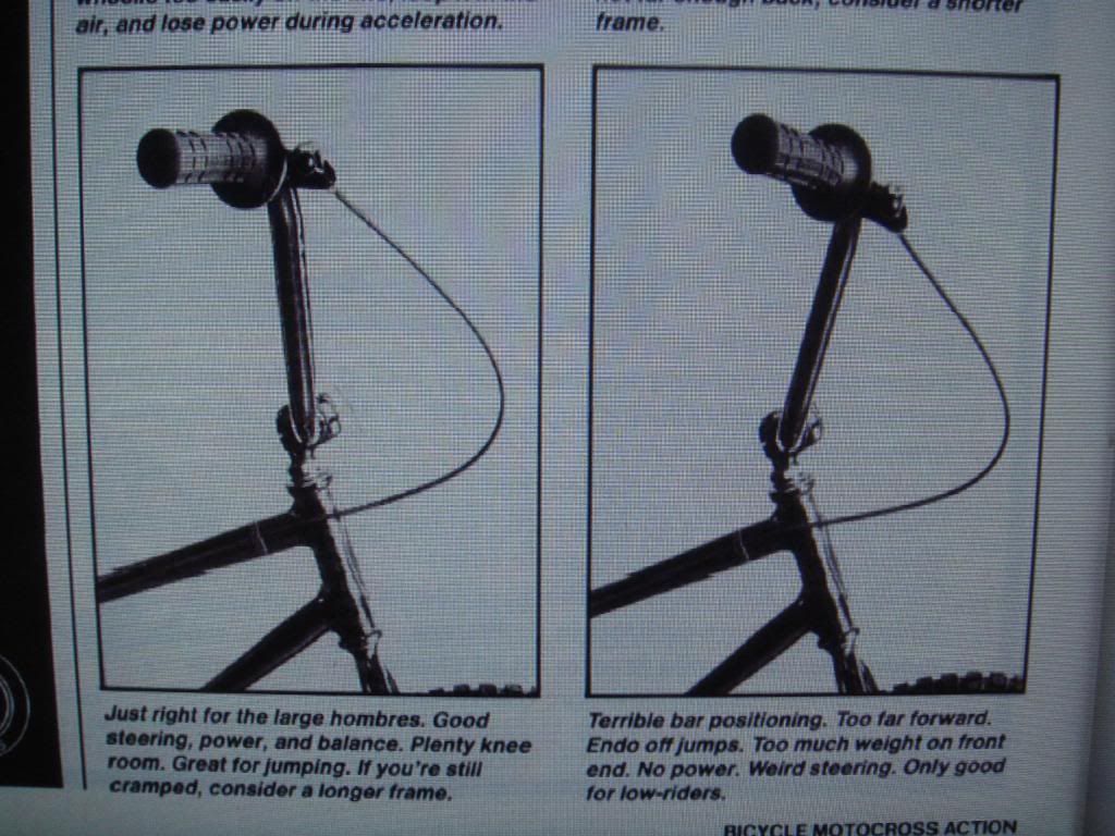 Handle Bar Positioning Forums
