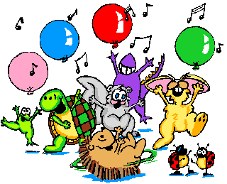 animals having a party photo: group of party animals Balloons4_clr.gif