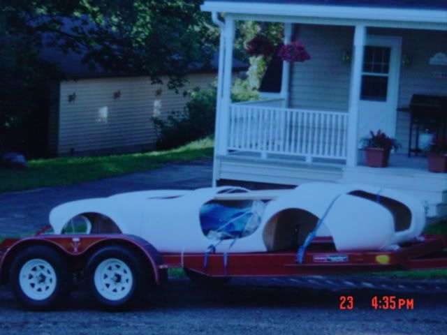 All i have is a fiberglass AC cobra kit car that hasn't been touched just