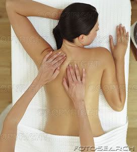 back massage in the real love doc's clinic