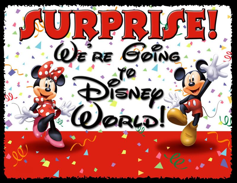 Any cute "We're Going To Disney World 2009" graphics out there? The