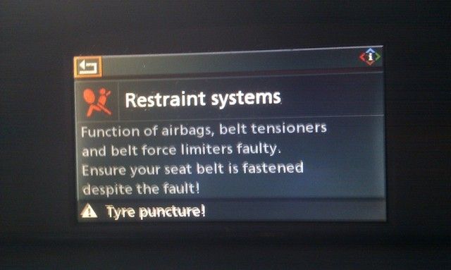 Restraint system fault bmw e60 #4