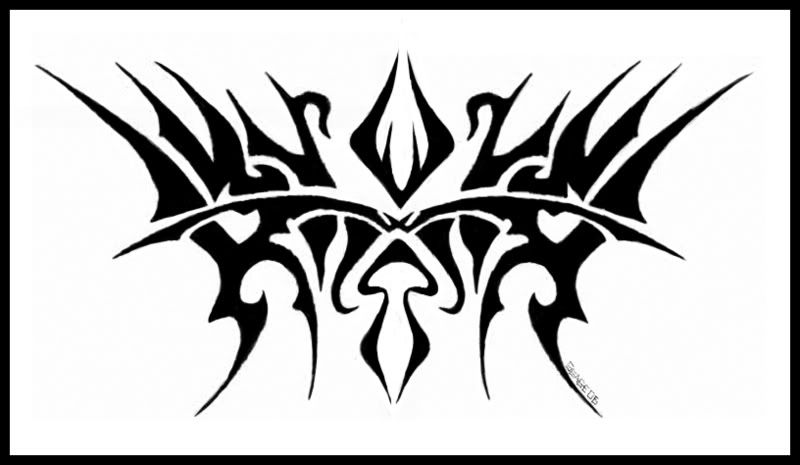 crown tribal tattoo design
