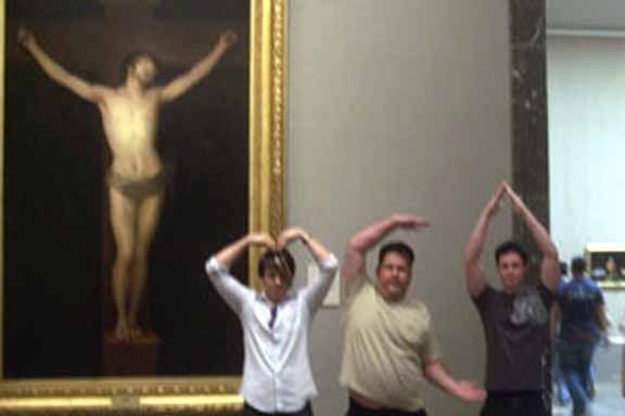 Jesus with the YMCA boys