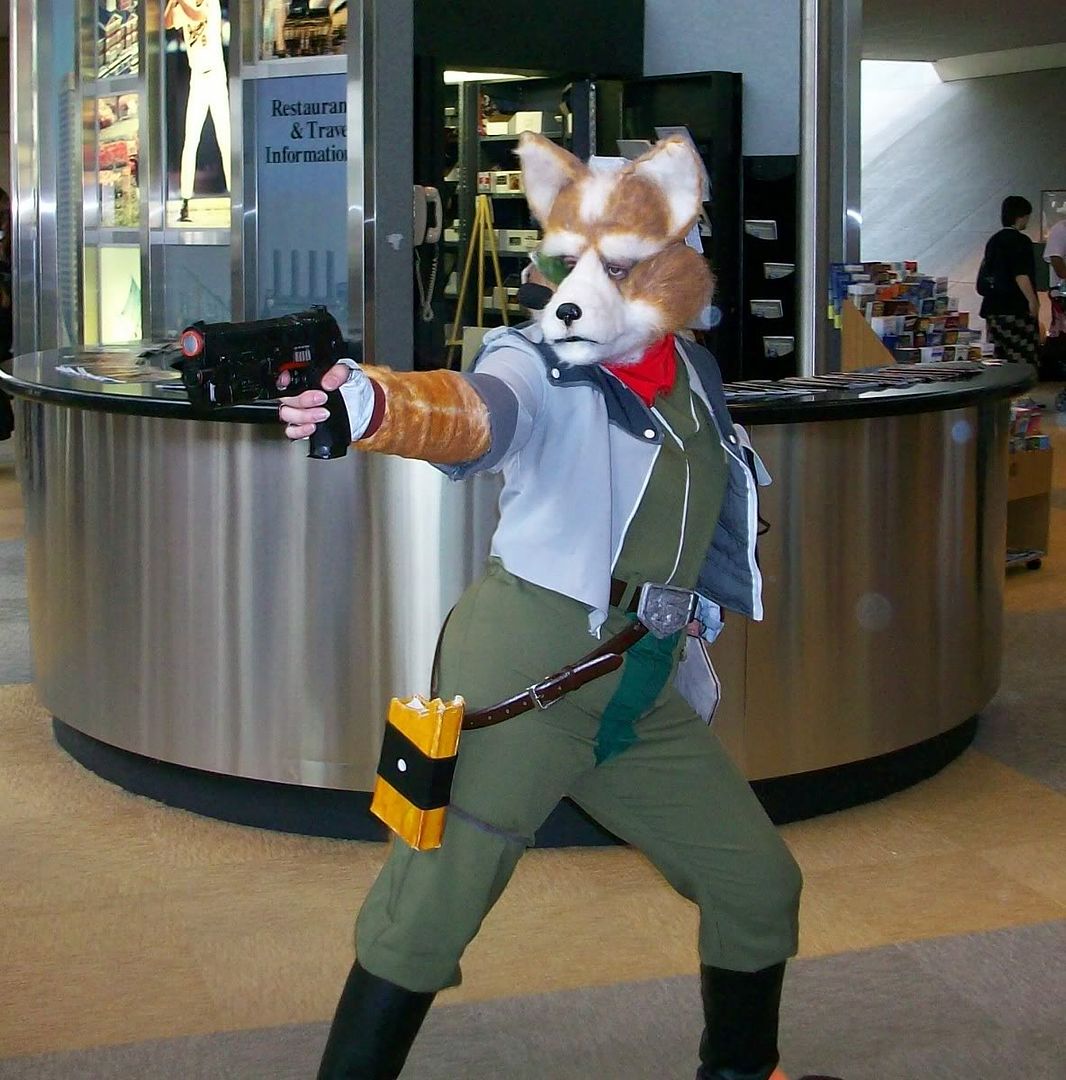 Fox McCloud. You might be surprised at who's in that suit.