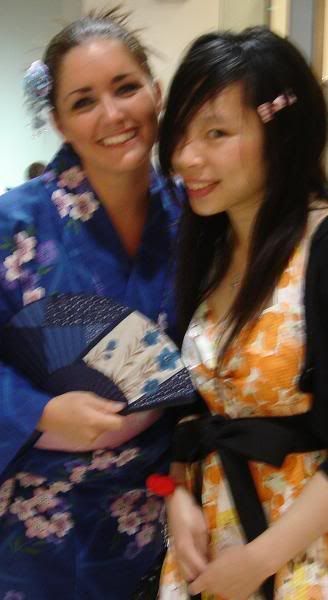 Rachel lookin' gorgeous in her yukata