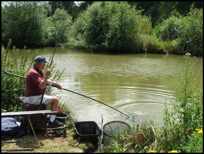 a13-4.jpg Roger nets a Carp. picture by pnm123