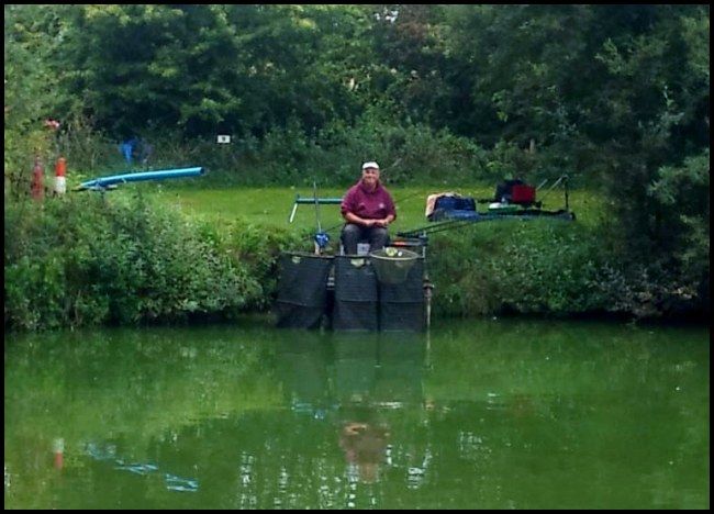 Peter setting up on on Peg 9