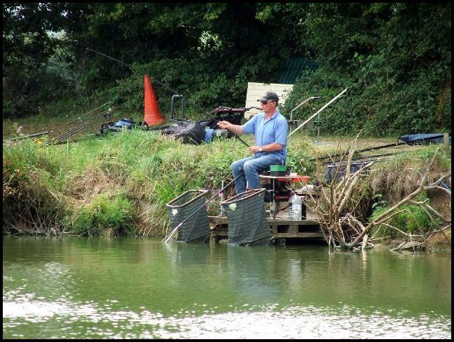 Steve Wilson was picking up fish on a regular basis