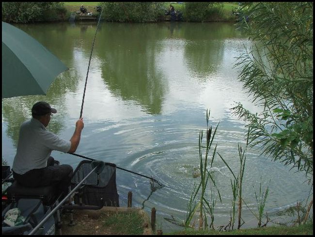 Nearly in the net for Clive