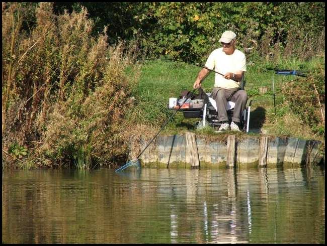 Terry was plagued by skimmers on peg 18