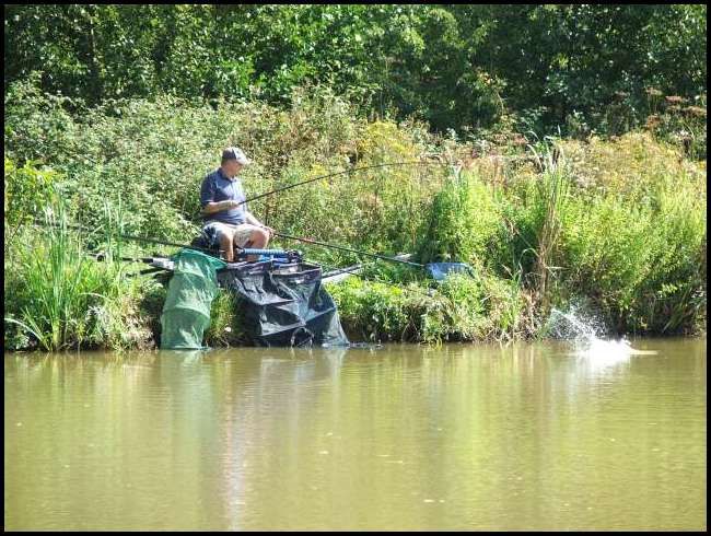 Simon plays a Carp