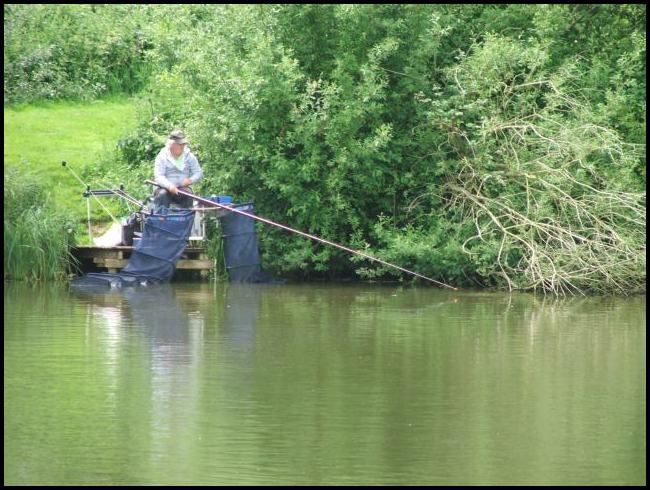 Dave Collier was tucked away on Peg 30