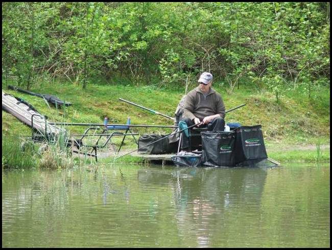 Mick had a good few fish in front of him