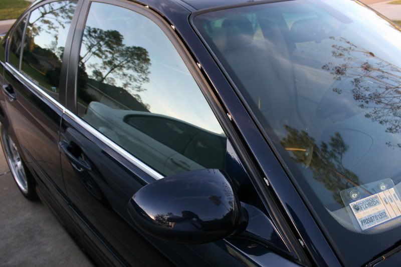 DIY Window Trim Paint Ken DeChromes His Car (New Thread) E46