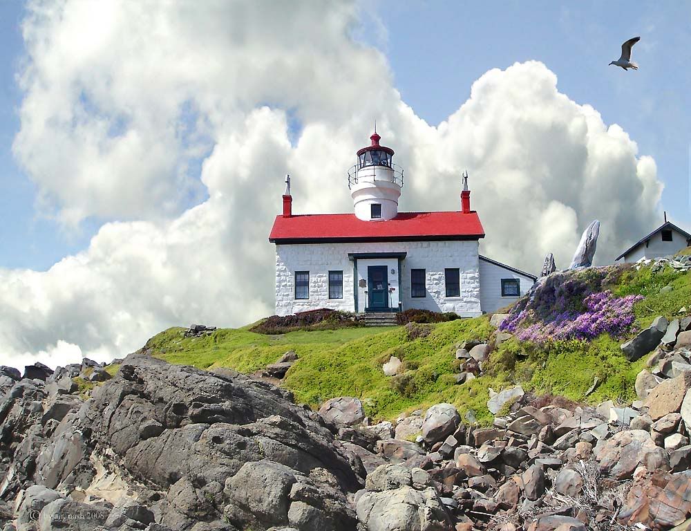 balmy photo: A Balmy Day at the Lighthouse LighthouseCloudsH.jpg