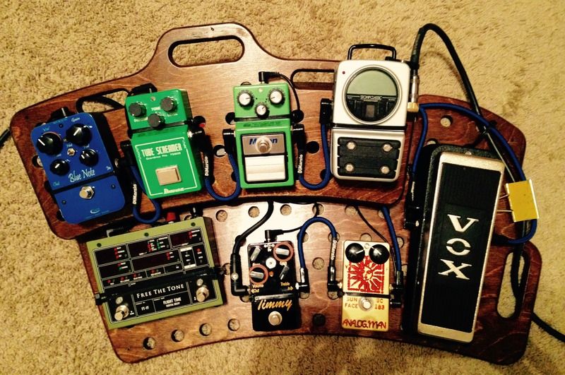 How to fix pedals onto pedalboard with zip ties? The Gear Page