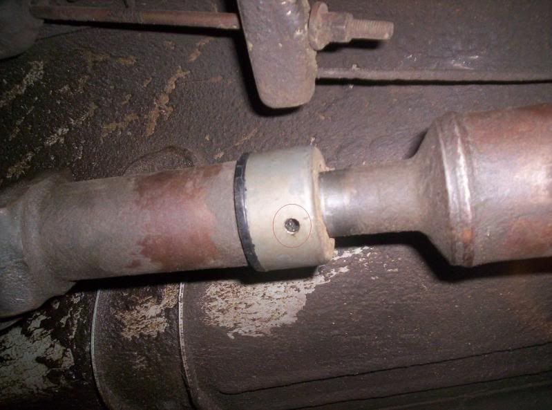 86 rear driveshaft possibly missing grease fitting? Also a couple u