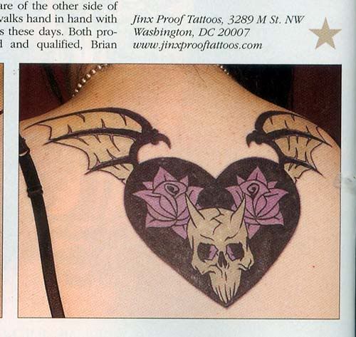 Black Heart Tattoo so did my black heart backpiece - The article is on my 