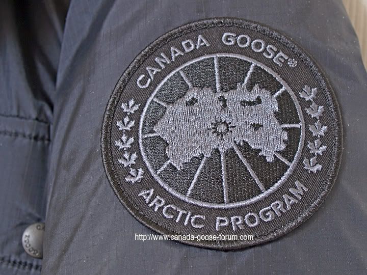 fake canada goose with hologram