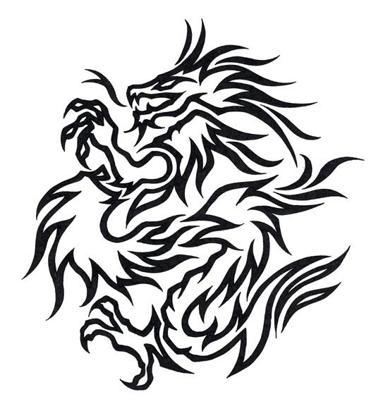 Tribal Dragon Image