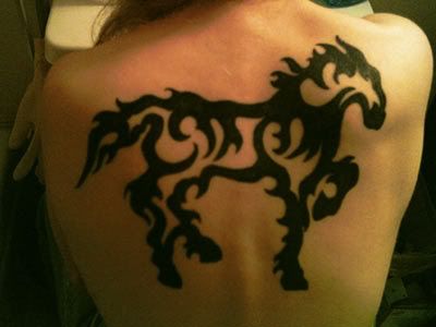 "skin art"): I have an odd habit of naming my tattoos. ;) This was my first 