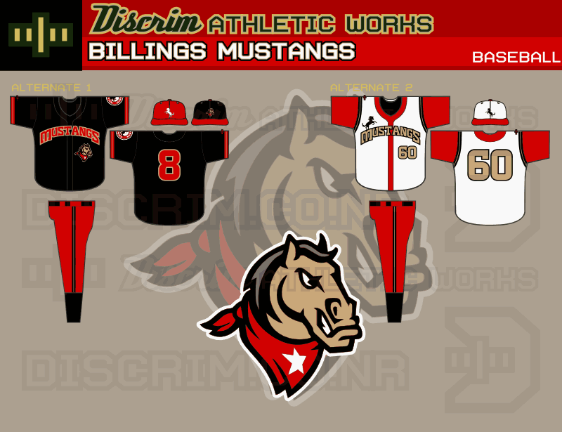 Billings Mustangs Concepts Chris Creamer's Sports Logos Community