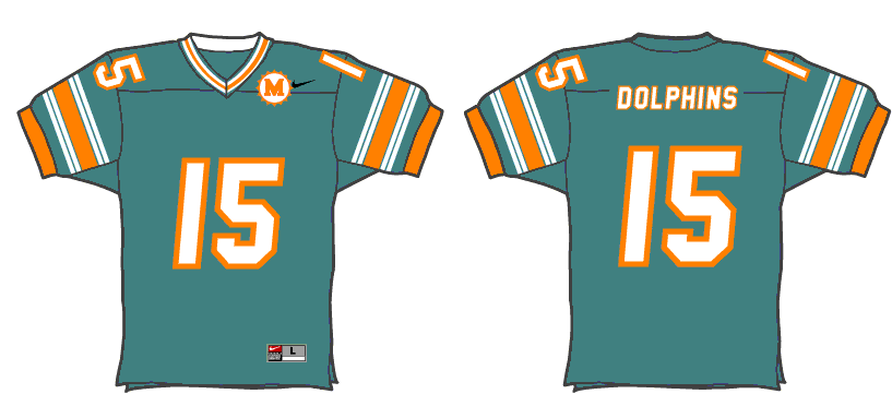 old school miami dolphins jersey