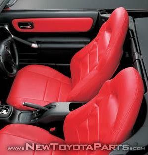 toyota mr2 spyder leather seat covers #1