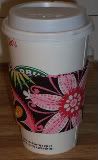 Carnival Bloom Reversible Coffee Sleeve <br> BLACK FRIDAY - FREE SHIPPING