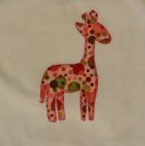 Applique Woodland Bloom Giraffe Shirt 18-24 months