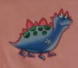 Dinosaur Applique Shirt  2T