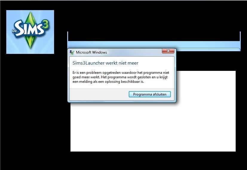 Sims 3 spelen zonder de Sims 3 Launcher / Opstarter