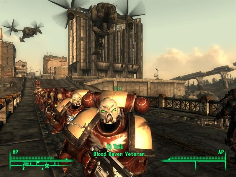 Fallout 3 Avatar Mod Warhammer 40k Space Marine