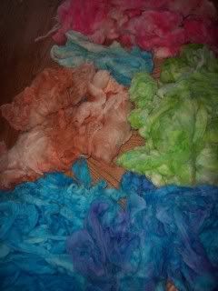 dyed wool