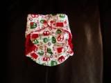 Winter Holiday Ooga Booga One-Size Fitted Diaper