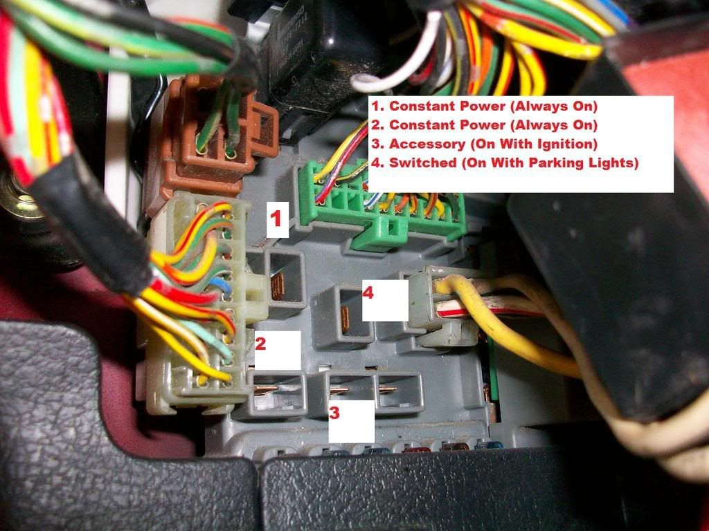 Fuse Box Option Power Source Terminals Honda Tech Honda