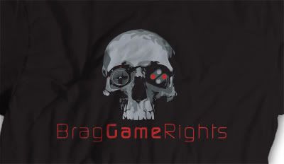 braggame rights t-shirt design