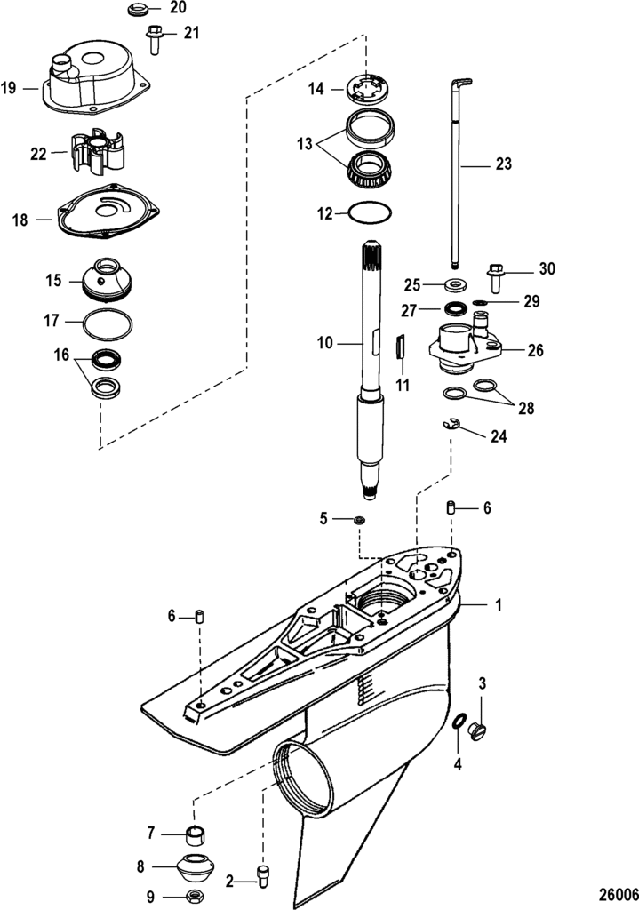 How is a MerCruiser Alpha thermostat replaced?