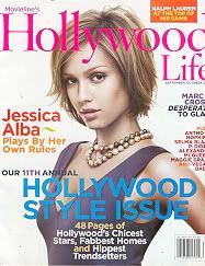 JESSICA ALBA &quot;HOLLYWOOD LIFE&quot; SEPT/OCT. 2005