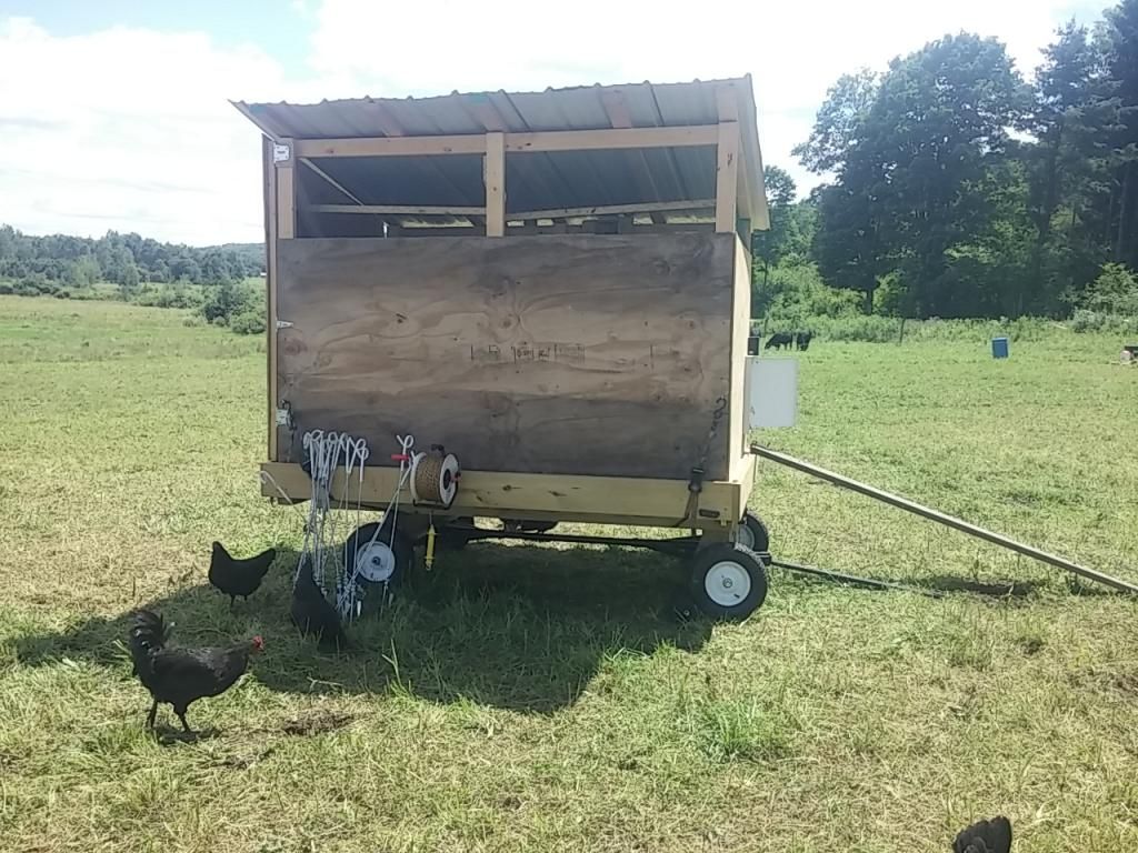 mobile coop plans for 50 hens - Poultry