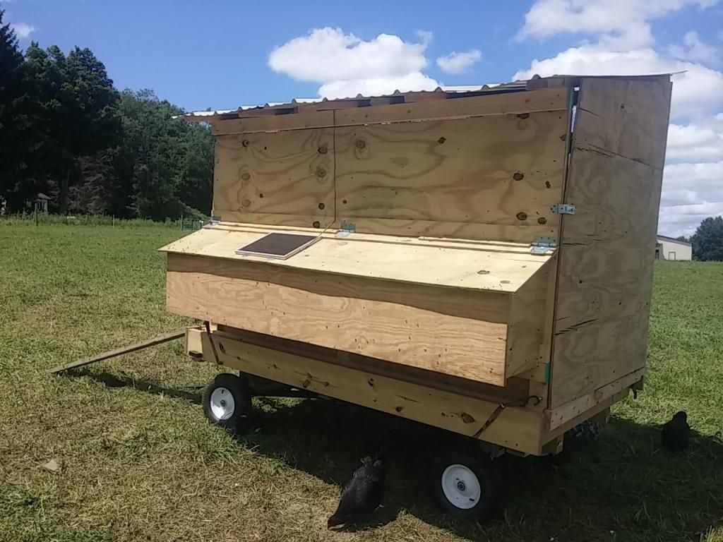 mobile coop plans for 50 hens - Poultry