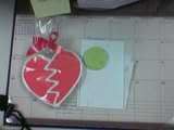 The broken heart cookie with chocolate from Patty! :)